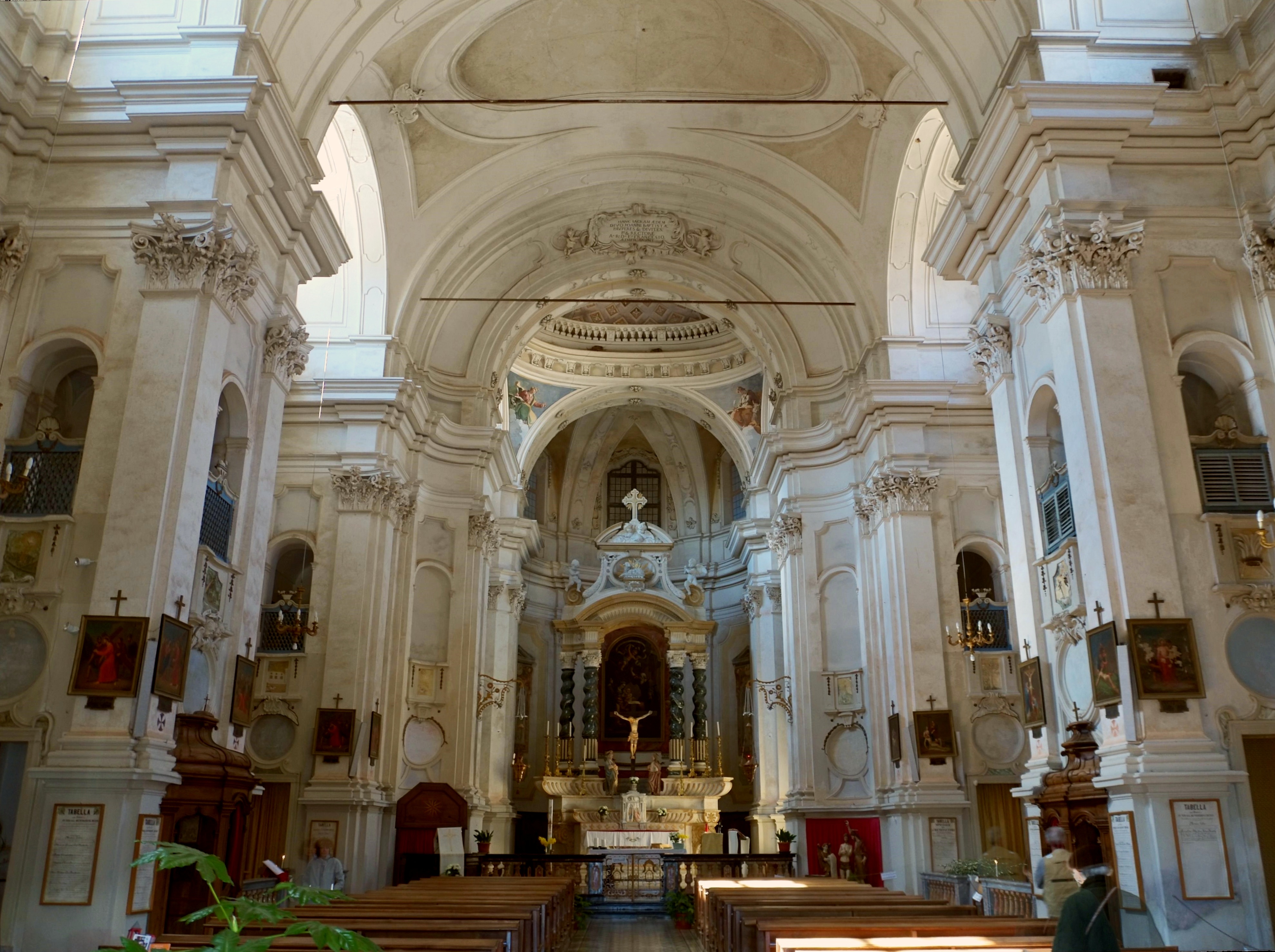 Campiglia Cervo (Biella, Italy) - Interiors of the Sanctuary of San Giovanni from Andorno